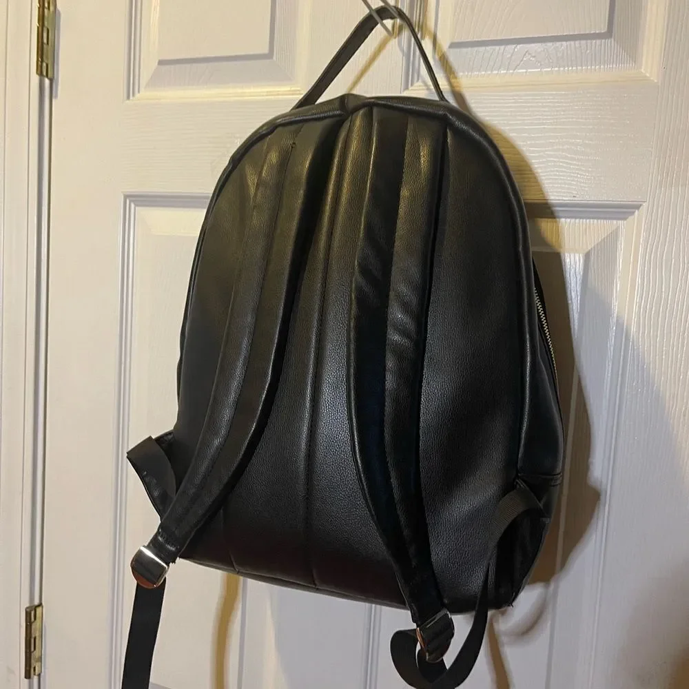 Pottery Barn Kids synthetic black large backpack with padded laptop compartment
